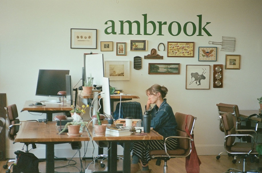 The Denver team at work in the office