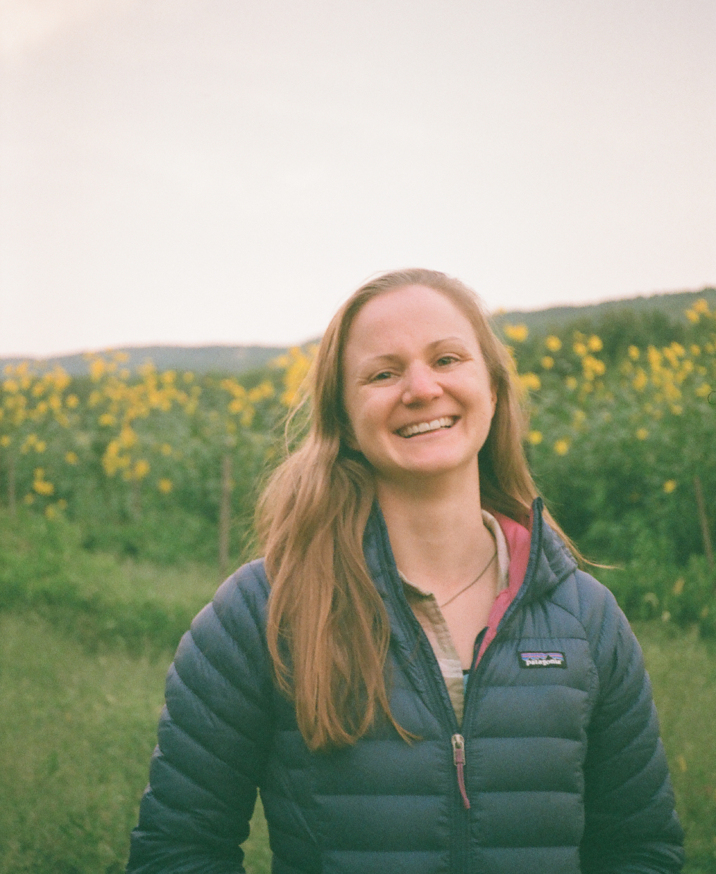 Paige, Ambrook Head of Operations, hiking outdoors in California