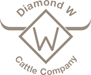 Logo for Diamond W Cattle, an Ambrook customer.