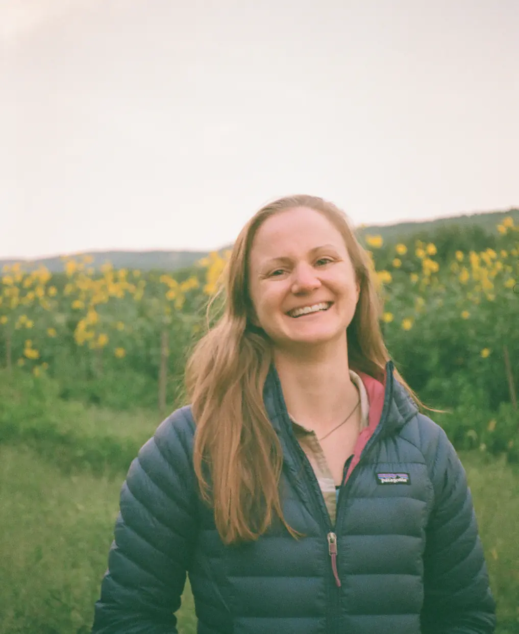 Paige, Ambrook Head of Operations, hiking outdoors in California